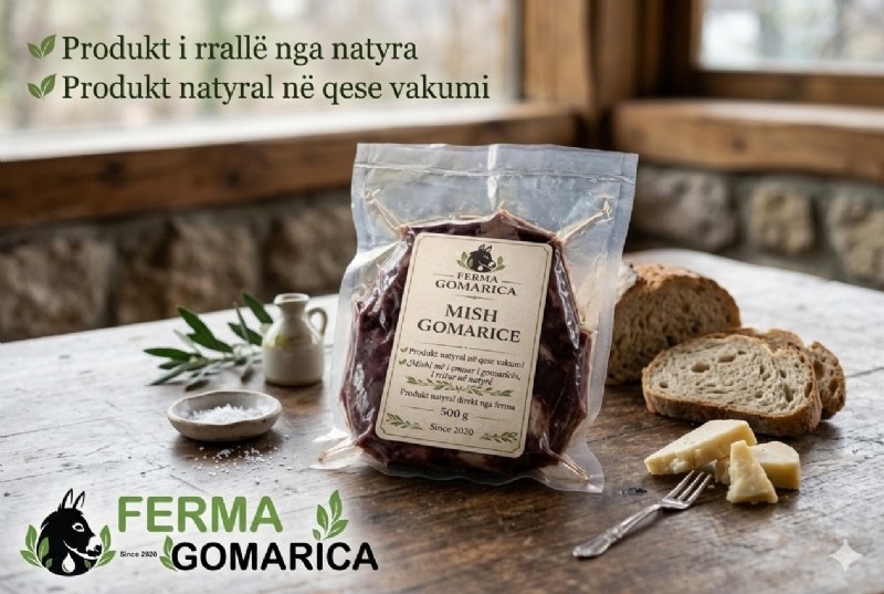 Mish gomarice ushqim me vlera ushqyese, mish gomarice per energji ditore, mish gomarice per restorante tradicionale, mish gomarice per tryeze tradicionale, mish gomarice per ushqim autentik, mish gomarice per gatim tradicional